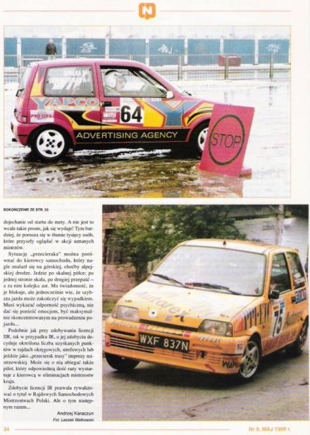 Rajd Polski - 1998r.